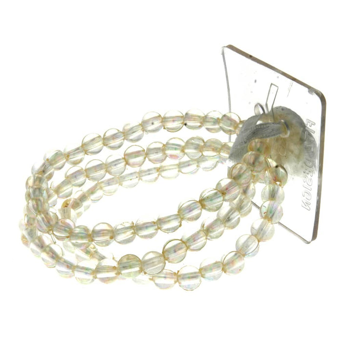 Delicate Kids Corsage Bracelet - Clear Iridescent (6cm Diameter)