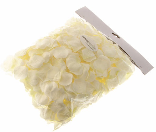 Bulk Rose Petals - White/Green (1000 pcs per pk)