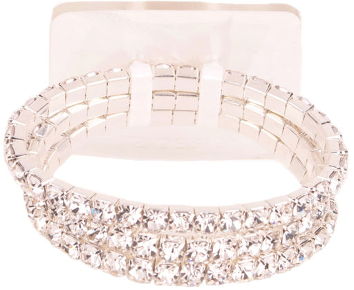 Dainty Kid's Corsage Bracelet - Silver (6cm diameter)