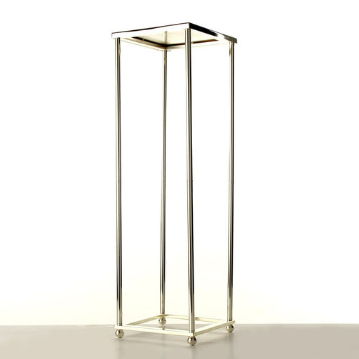 60cm Aurora Plinth - Silver (60cm tall, flat pack)