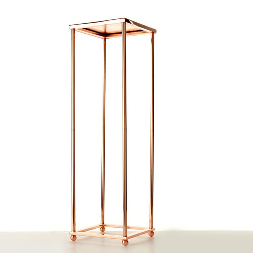 60cm Aurora Plinth - Rose Gold (60cm tall, flat pack)