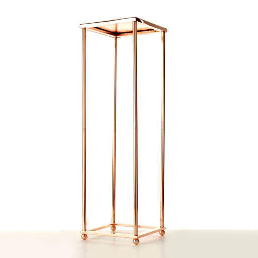 80cm Aurora Plinth - Rose Gold (80cm tall, flat pack)