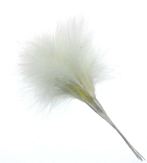 Fluffy Feathers - Cream (24cm Long, 6pcs per pk)