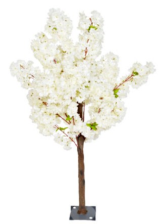 Cherry Blossom Tree - Cream/White (1.4m tall)