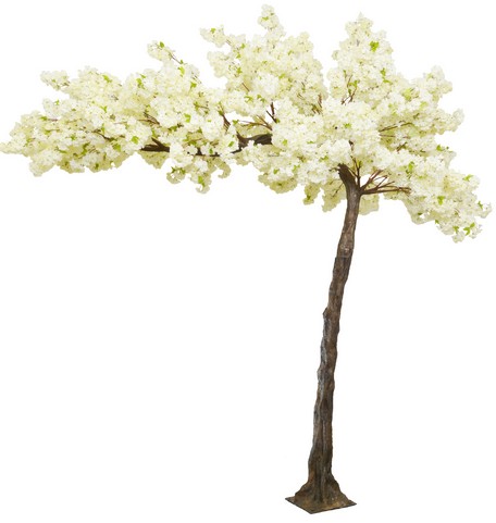 Canopy Cherry Blossom Tree - Ivory/White (3.2m tall)