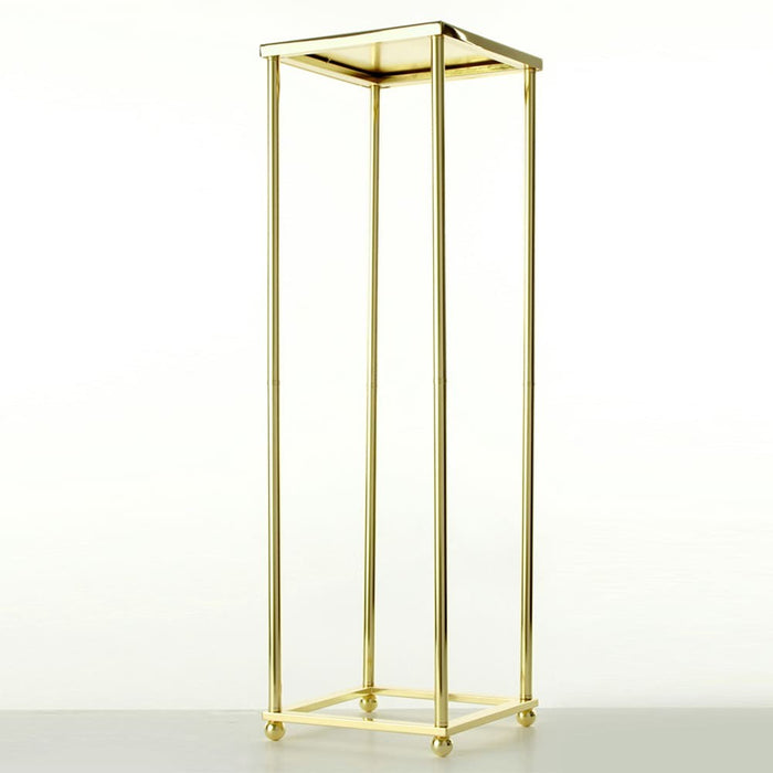 100cm Aurora Plinth - Gold (100cm tall, flat pack)