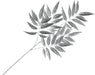 Metallic Ficus Spray - Silver (55cm Long)