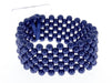 Narrow Classic Corsage Bracelet - Navy