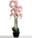 Real Touch Artificial Orchids In Moss Pot - Pink (150cm tall, 13 stems)