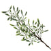 Glittered Mistletoe Spray - Green & White (60cm long)