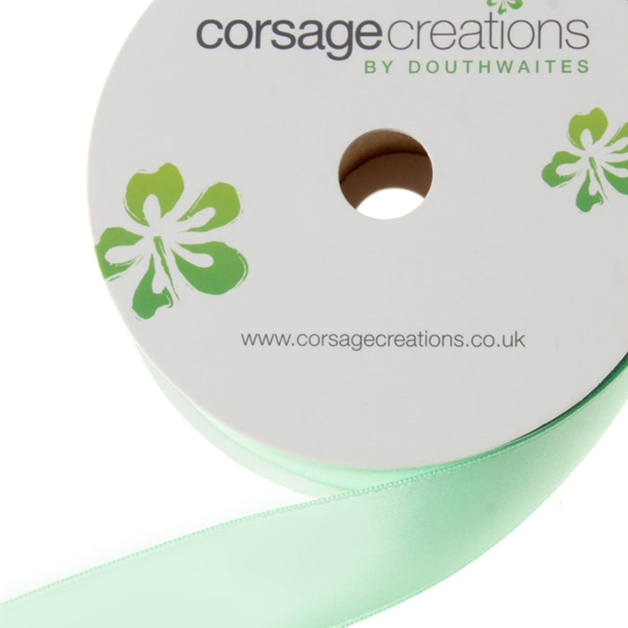 10mm Double Faced Satin - Mint Green (10mm x 20m)