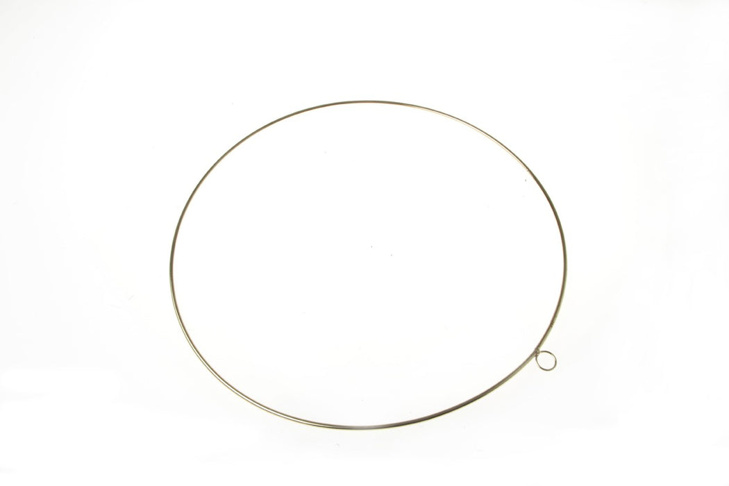 Metal Wedding Hoop - Gold (25cm Diameter)