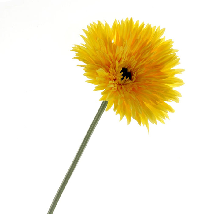 Double Gerbera - Yellow (76cm long)