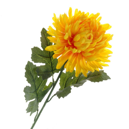 Chrysanthemum Bloom - Yellow (66cm long)