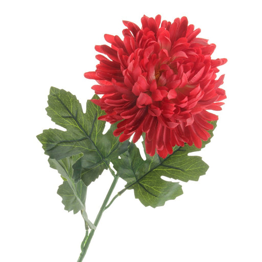 Chrysanthemum Bloom - Red (66cm long)