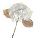 Glittered Single Hydrangea - White (45cm long, 18cm diameter)