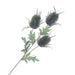 Eryngium Spray - Green/Blue (3 heads, 67cm long)