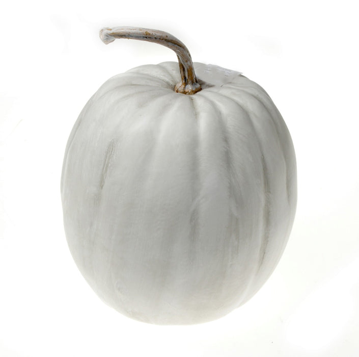 Artificial Valenciano Pumpkin - White (24cm x 25cm)