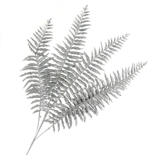 Large Fern Branch  - Silver  (72cm long)