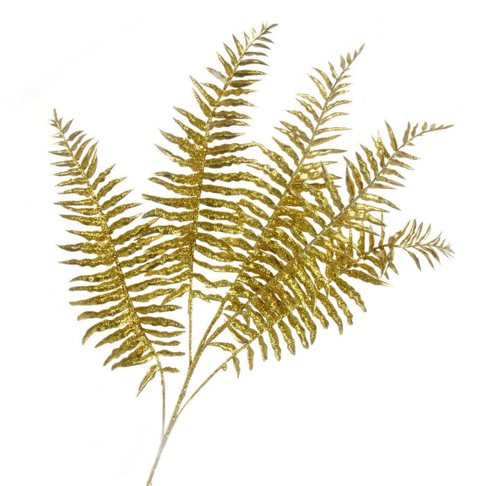 Large Fern Branch  - Gold (72cm long)