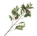 Real Touch Holly Branch - Variegated (105cm long)