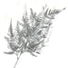 Glittered Fern Pick - Silver (57cm long)