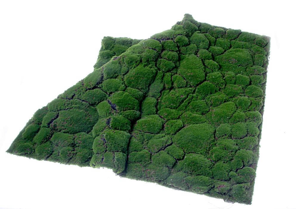 100cm Artificial Moss Tile - Green (100cm x 100cm)