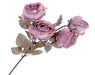 Dry Rose Spray - Pink (4 heads, 54cm long)