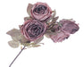 Dry Rose Spray - Mauve (4 heads, 54cm long)