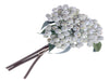 Berry Bundle - White/Green (3 stems, 25cm long)