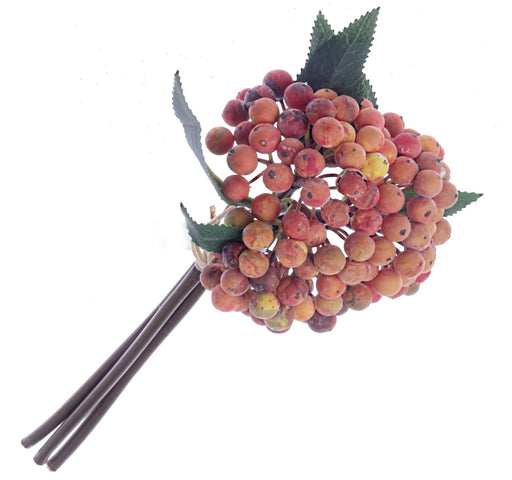 Berry Bundle - Orange (3 stems, 25cm long)