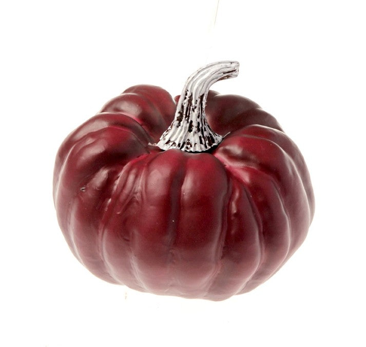 Small Burgundy Pumpkin (14cm x 12.5cm)