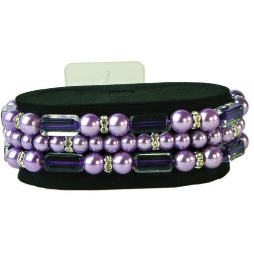 Geo Flash Corsage Bracelet - Purple