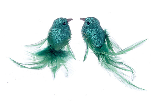 Glittered Doves - Green (2pcs per pk)