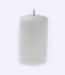 LED Wax Candle with 3D Flame - Ivory (10cm diameter x 20cm height)