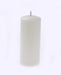 LED Wax Candle with 3D Flame - Ivory (10cm diameter x 25cm height)