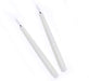 LED Wax Taper Candles with 3D Flame - Ivory (2 pcs per pk| 2cm diameter x 25cm height)